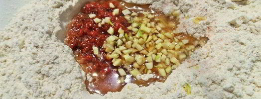 фасолевый паштет на томатных крекерах. Шаг 16