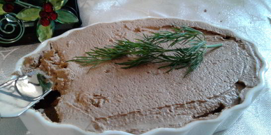 Нежный паштет из куриной печени