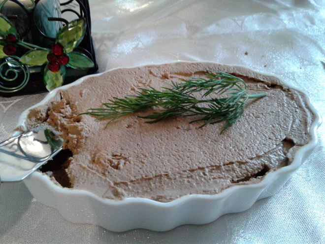 Рецепт нежного паштета из куриной печени