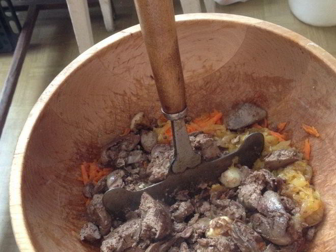 Рецепт паштета из говяжьей печени и легкого