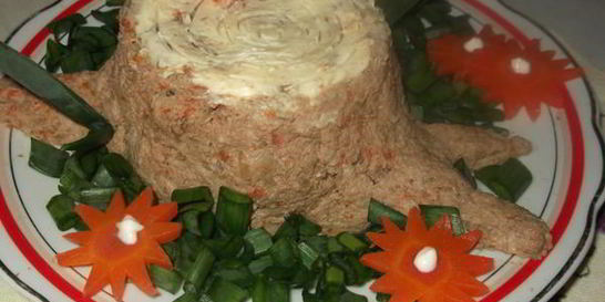 Паштет из говяжьей печени по-польски