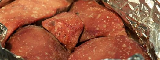 паштет из индюшачьей печенки с вареньем из кислых томатов. Шаг 6