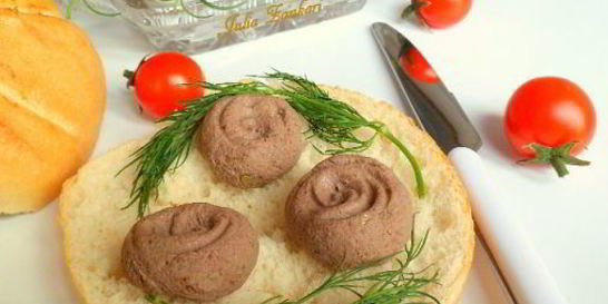 Паштет из куриной печени и гречки