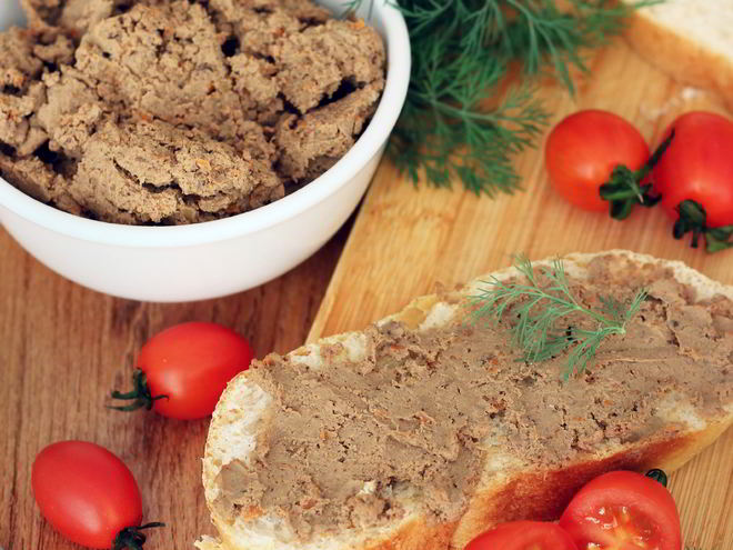 Рецепт паштета из куриной печени с морковью