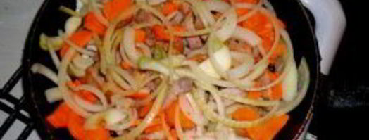 паштет из куриной печени с овощами. Шаг 9