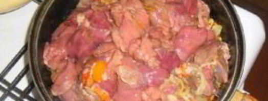 паштет из куриной печени с овощами. Шаг 10