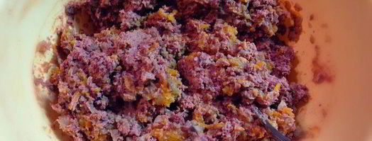 паштет из куриной печени с тыквой и шампиньонами на тыквенном хлебе. Шаг 6