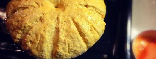 паштет из куриной печени с тыквой и шампиньонами на тыквенном хлебе. Шаг 10