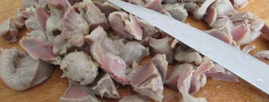 паштет из куриных желудков с морковью и луком. Шаг 3