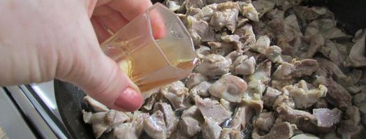 паштет из куриных желудков с морковью и луком. Шаг 5