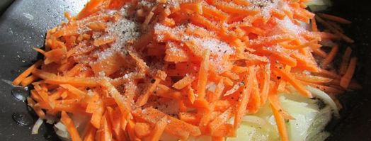 паштет из куриных желудков с морковью и луком. Шаг 8