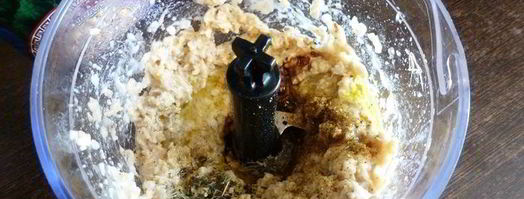 паштет из нута с вешенками и грецкими орехами. Шаг 6