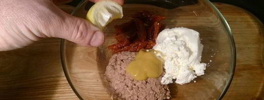 паштет из тунца и творожного сыра. Шаг 3