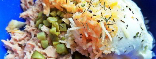 паштет из тунца с яблоком и рисом. Шаг 12