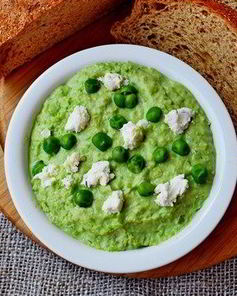 Паштет из зеленого горошка