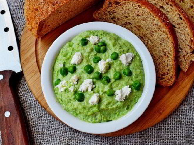 Рецепт паштета из зеленого горошка