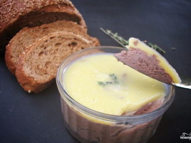 Рецепт паштета печеночного со сливочным маслом