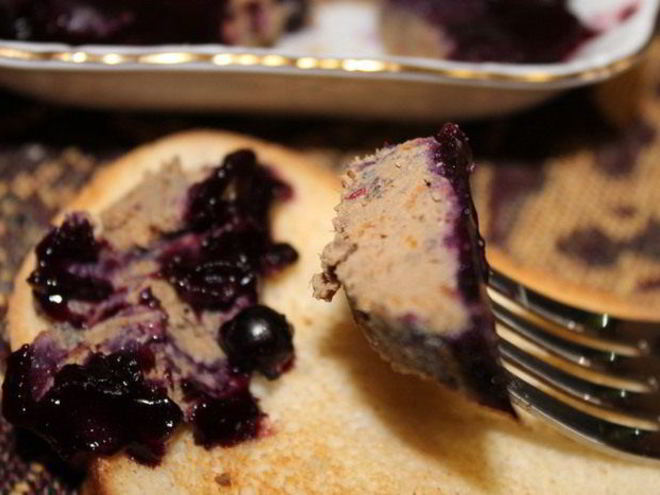 Рецепт паштета с черносмородиновым желе