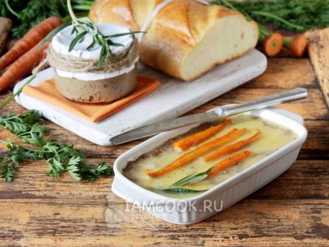 Рецепт паштета с карамелизированной морковью