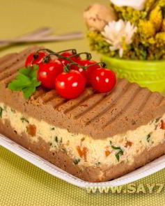 Паштет с куриной печенью и сыром