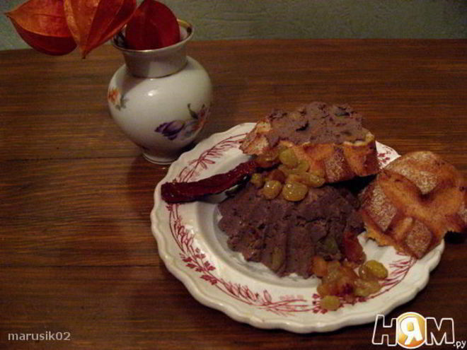 Рецепт паштета с вялеными томатами и изюмом по-чешски