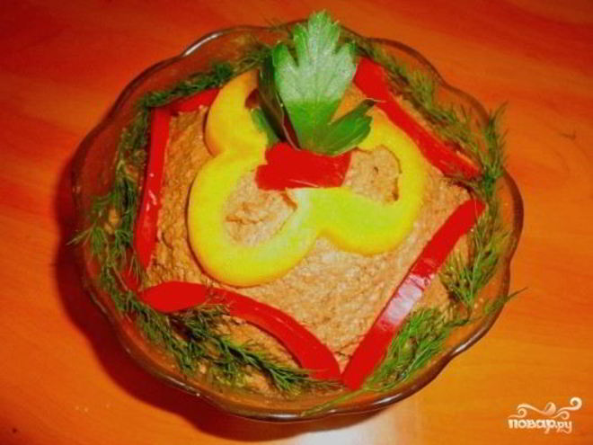 Рецепт печеночного паштета из говяжьей печени