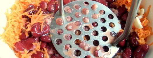 селедочный паштет на фасолевых котлетах. Шаг 5