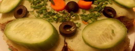 блинный тортик с печенью и шпинатом. Шаг 12