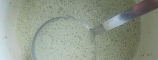 блинный тортик с печенью и шпинатом. Шаг 5