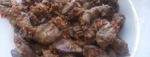 блинный тортик с печенью и шпинатом. Шаг 6