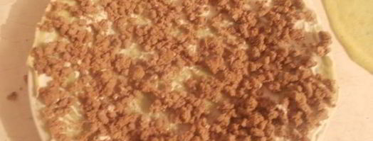 блинный тортик с печенью и шпинатом. Шаг 9