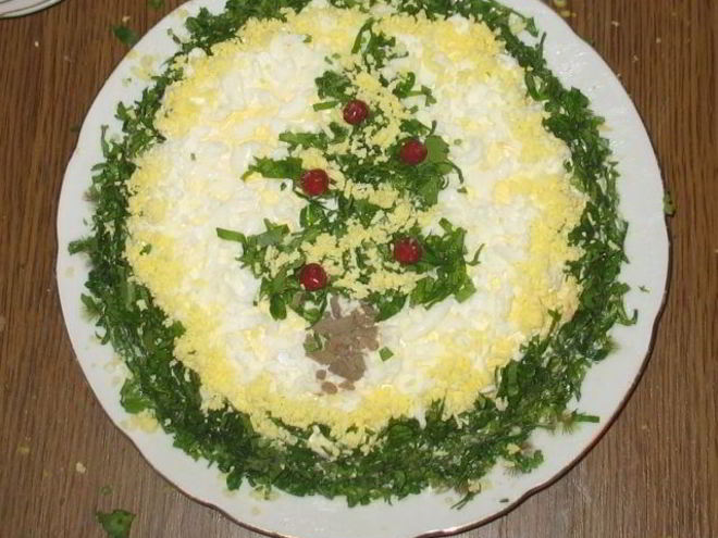 Рецепт новогоднего печеночного торта