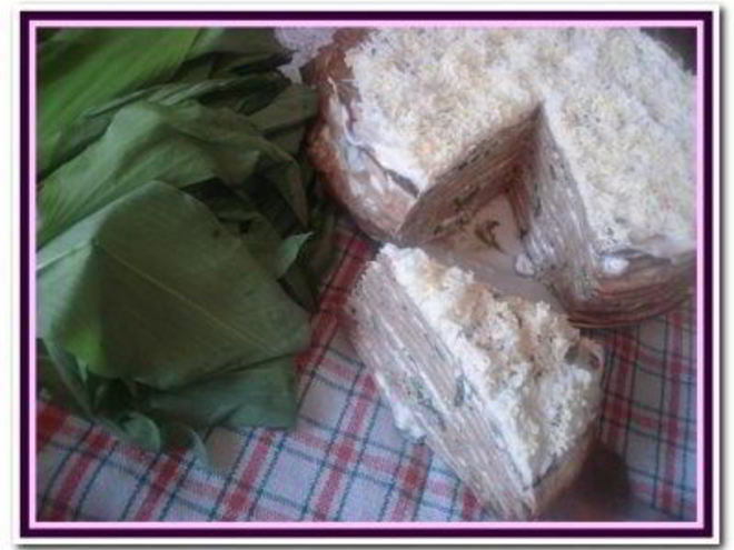 Рецепт печеночного торта и печеночные рулеты с черемшой