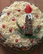 Печеночный торт из говяжьей печени