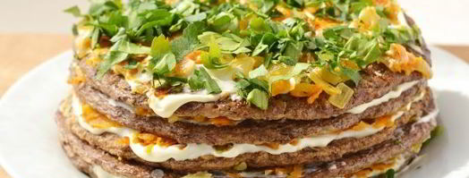 печеночный торт из куриной печени. Шаг 13