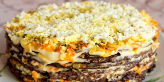 Печеночный торт классический