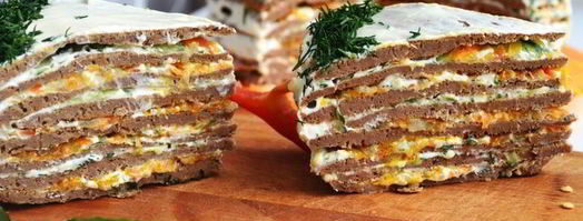 печеночный торт освежающий. Шаг 16