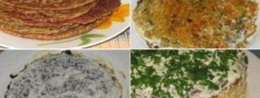 печеночный торт с блинами. Шаг 7