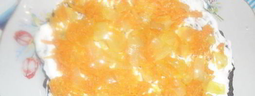 печеночный торт с грибами. Шаг 9