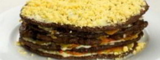 печеночный торт с морковью. Шаг 9