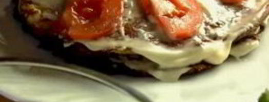 печеночный торт с омлетом. Шаг 8