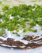 Печеночный торт со сметаной