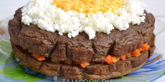 Печеночный торт в мультиварке