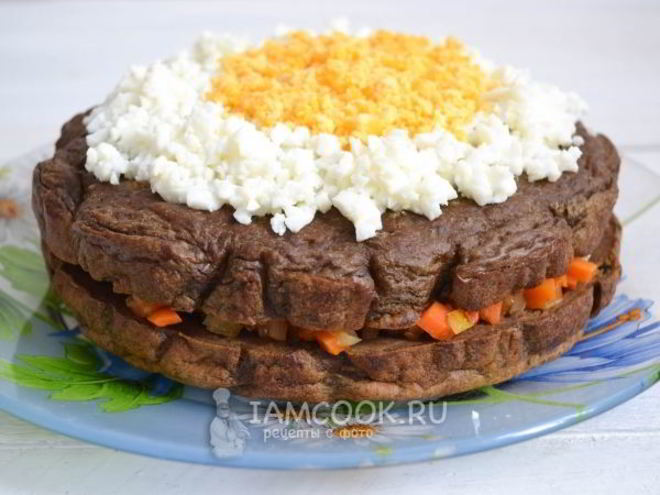 Рецепт печеночного торта в мультиварке