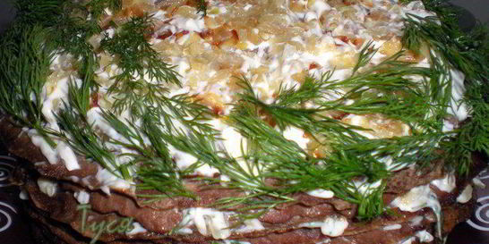 Печеночный торт