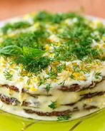 Печеночный тортик