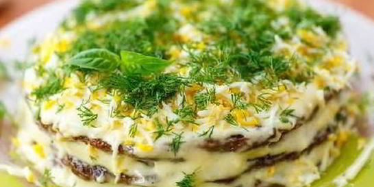 Печеночный тортик