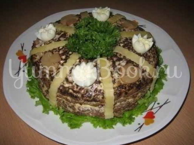 Рецепт торта из говяжьей печени