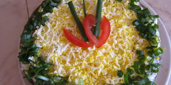 Торт из куриной печени Летний