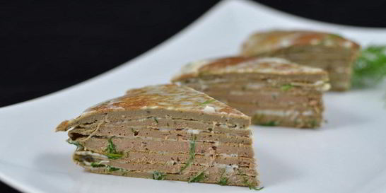 Торт из куриной печени